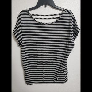 Black and grey striped shirt